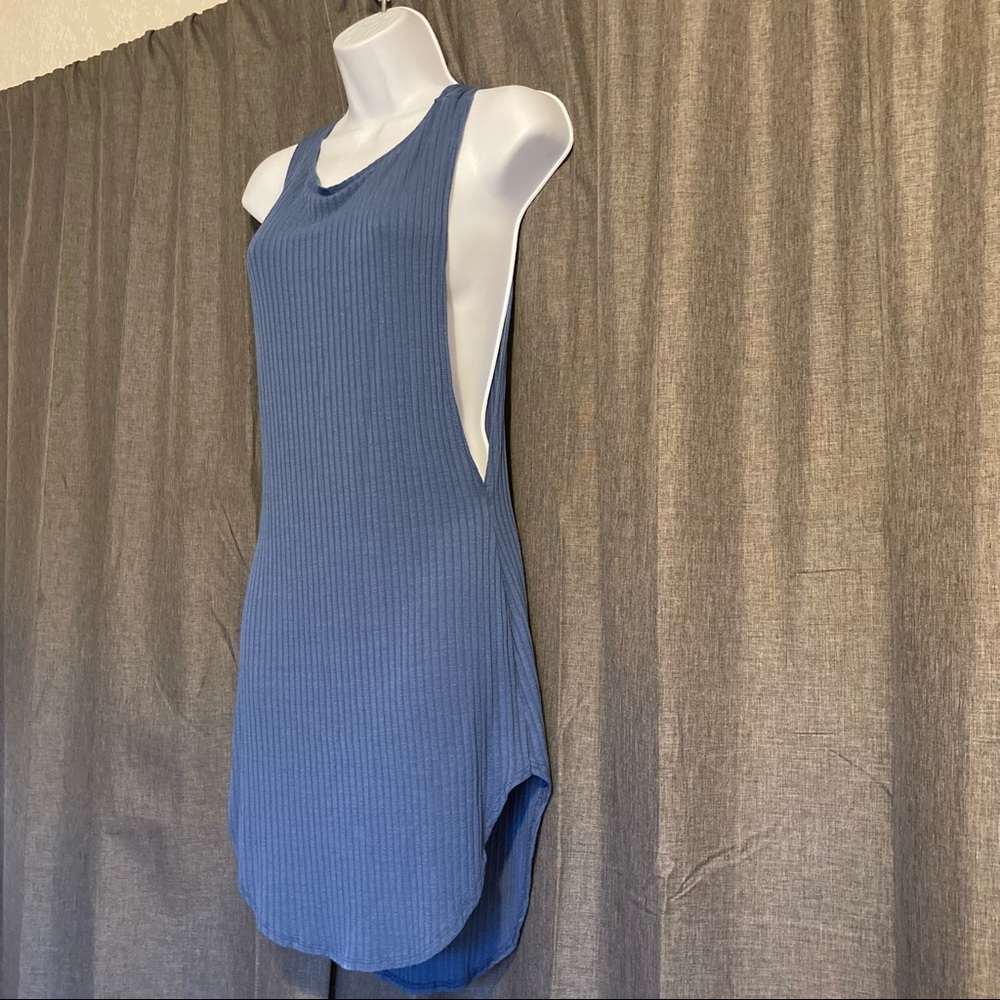 Blue t shirt dress